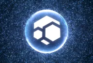 Flux logo on a space background