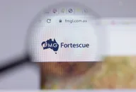 FMG logo close-up on webpage