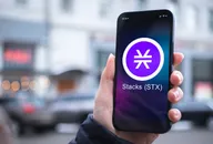Stacks logo on a mobile phone
