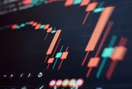 Candle charts going up and down