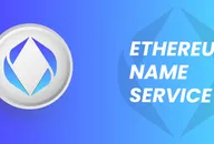The Ethereum Name Service logo and text