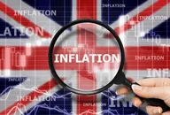 UK flag, inflation