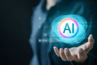 Interfaccia di intelligenza artificiale che simboleggia il sentiment di mercato guidato dall'AI e le tendenze tecnologiche