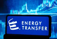 Energy Transfer logo displayed on a smartphone screen