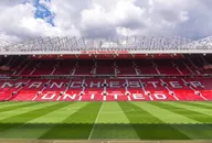 The Old Trafford stadium on APRIL 13,2016 in Manchester, England. Old Trafford is home of Manchester United football club