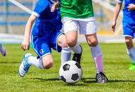 Football players on the pitch