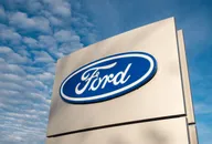 Ford logo on a building