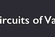 circuits of value logo on a black background
