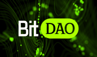 BitDAO logo on an abstract background
