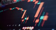 Candle charts going up and down