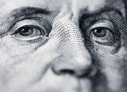 US dollar forecast Benjamin Franklin’s face on a $100 bill