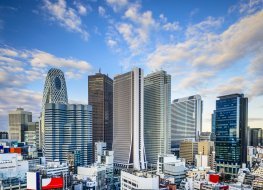 A view of Tokyo’s central business district
