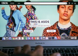 Consumer shopping online with Asos. Photo: Getty 