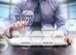 Business services graphic
