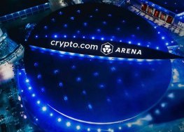 Arena with a Crypto.com sign