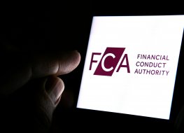 FCA logo on a screen