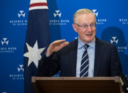 RBA Governor Philip Lowe at a press conference