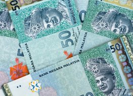 Malaysian 50-ringgit banknotes