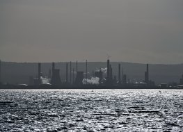 Grangemouth refinery in Scotland