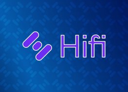 The Hifi Finance logo and text on a blue background