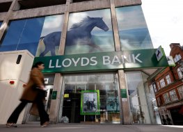 Lloyds Bank in London. Photo: Getty 