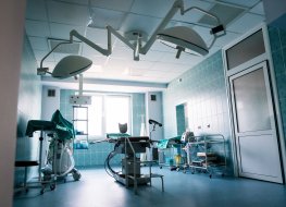 Equipment and medical devices in a hospital