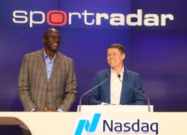 Michael Jordan and Carsten Koerl of Sportradar