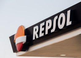 Repsol logo and sign