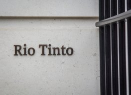 Rio Tinto sign