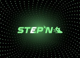 The STEPN name and logo appear in green on a black background