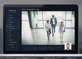 Brivo app on laptop