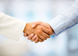 Deal sealed with shaking of hands
