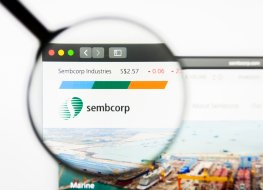 Screenshot of Sembcorp's website