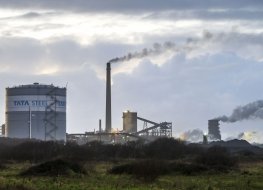 Tata Steel's Port Talbot site in Wales, UK. Photo: Getty