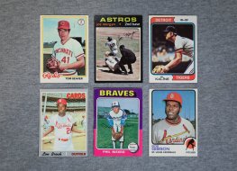 A selection of Topps cards 
