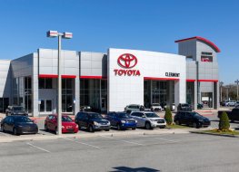 A Toyota dealership in US