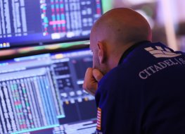 Trader on NYSE. Photo: Getty 