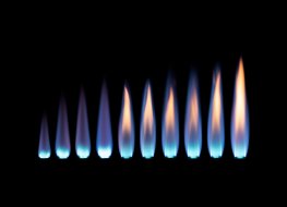 natural gas flame Natural gas flame