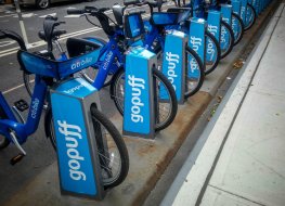 Gopuff delivery bicycles