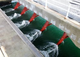 Tidal current providing green electricity in the sea with turbines
