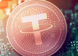 A coin with a Tether (USDT)