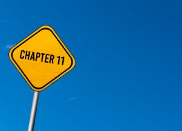 Chapter 11 road sign