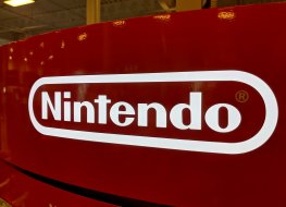 Honolulu - September 7, 2018: Nintendo Red and White Logo inside Best Buy store. Nintendo Co., Ltd. is a Japanese multinational consumer electronics and video game company headquartered in Kyoto.