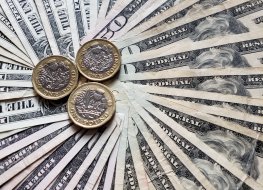 Pound to dollar banknotes and coins Pound to dollar banknotes and coins; Source: Shutterstock