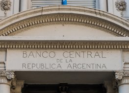 Banco Central de La Republica Argentina (BRCA) - Argentina’s central bank building - in Buenos Aires. 