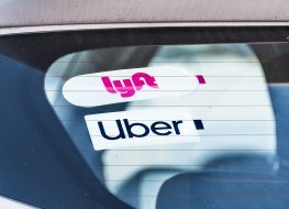 Lyft vs Uber stocks: What’s next for the popular ride-hailing firms? Lyft and UBER stickers on the rear window of a vehicle offering rides in San Francisco Bay Area