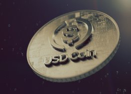 USD Coin on a dark background
