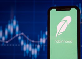 Robinhood financial investing app on a mobile device