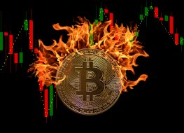  Bitcoin on fire 