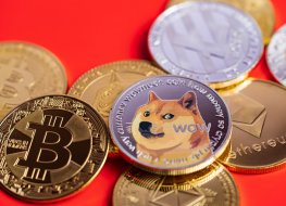 Bitcoin and dogecoin tokens